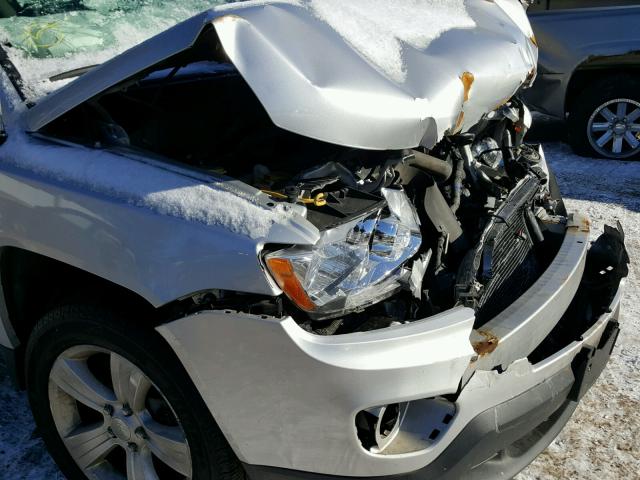 1C4NJDEB5CD651397 - 2012 JEEP COMPASS LA SILVER photo 9