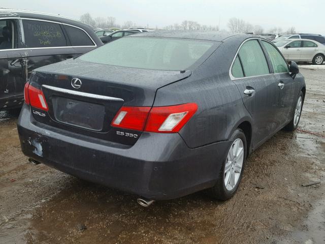 JTHBJ46G592304121 - 2009 LEXUS ES 350 GRAY photo 4