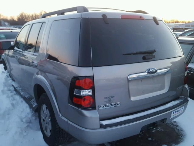 1FMEU73E08UB10038 - 2008 FORD EXPLORER X TAN photo 3