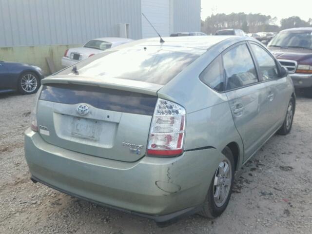 JTDKB20U173205286 - 2007 TOYOTA PRIUS GREEN photo 4