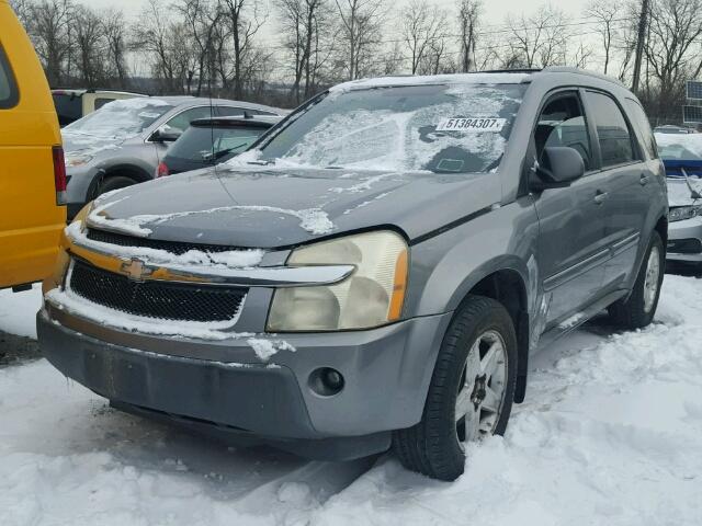 2CNDL73F056015691 - 2005 CHEVROLET EQUINOX LT GRAY photo 2