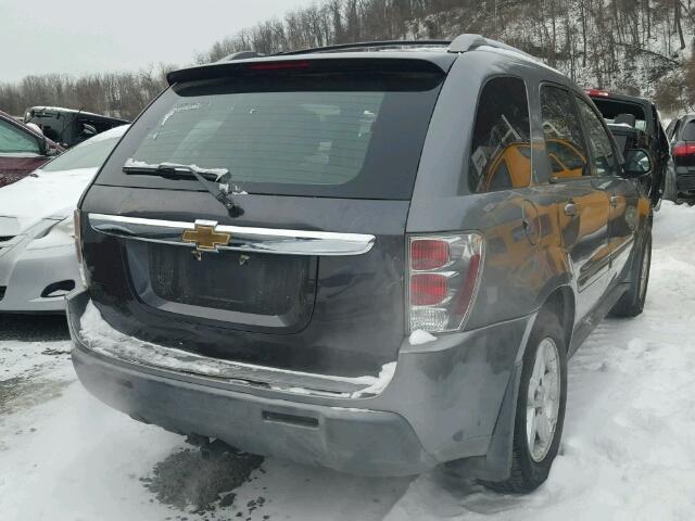 2CNDL73F056015691 - 2005 CHEVROLET EQUINOX LT GRAY photo 4