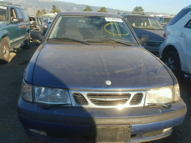 YS3DD38N9X2025767 - 1999 SAAB 9-3 S BLUE photo 9