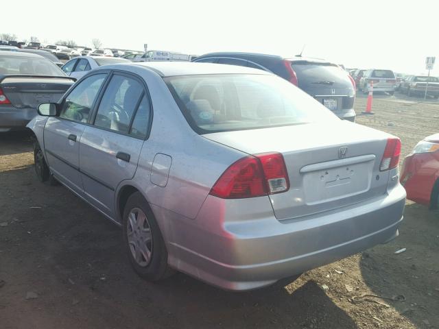 2HGES16394H620159 - 2004 HONDA CIVIC DX V SILVER photo 3