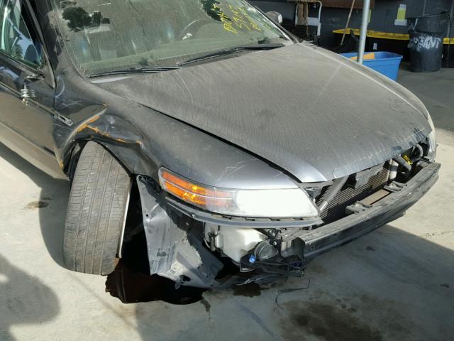 19UUA66298A029577 - 2008 ACURA TL CHARCOAL photo 9