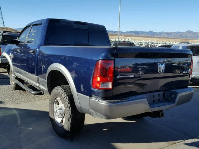 3C6UR5DL7DG571504 - 2013 RAM 2500 SLT 蓝色 照片 3