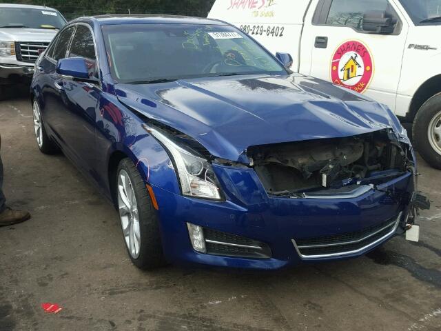 1G6AF5SX5D0160670 - 2013 CADILLAC ATS PREMIU BLUE photo 1