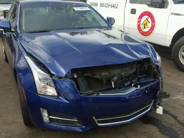 1G6AF5SX5D0160670 - 2013 CADILLAC ATS PREMIU BLUE photo 9