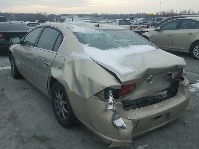 1G4HD57297U151008 - 2007 BUICK LUCERNE CX GOLD photo 3