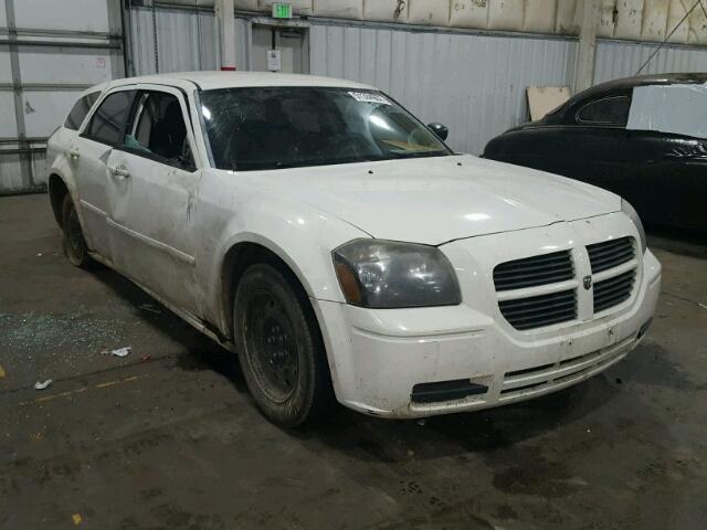 2D4FV47T76H360375 - 2006 DODGE MAGNUM SE WHITE photo 1