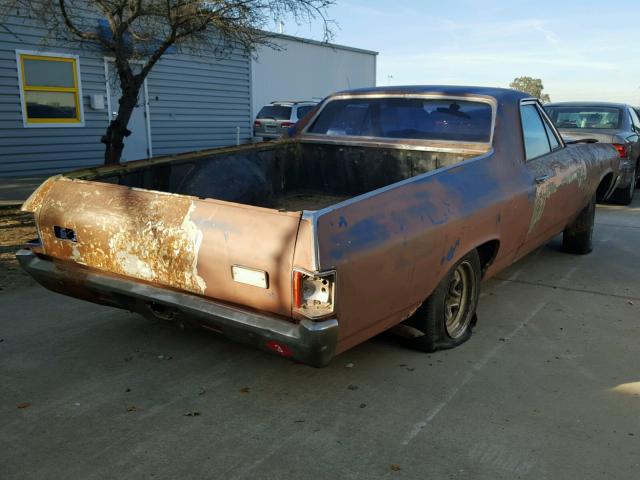 136801L138928 - 1971 CHEVROLET EL CAMINO GRAY photo 4