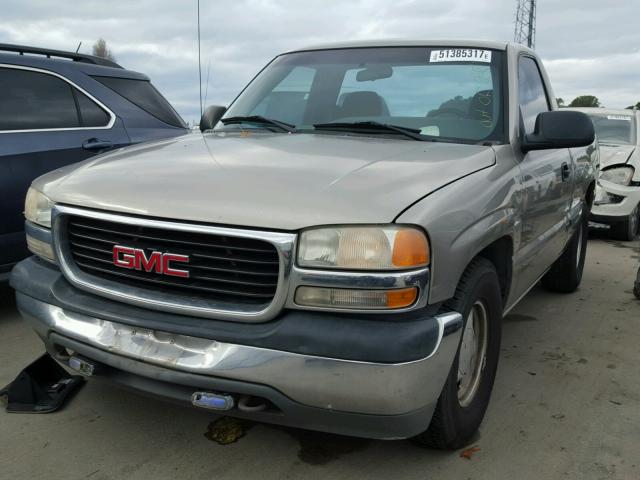 1GTEC14W7YZ296840 - 2000 GMC NEW SIERRA GRAY photo 2