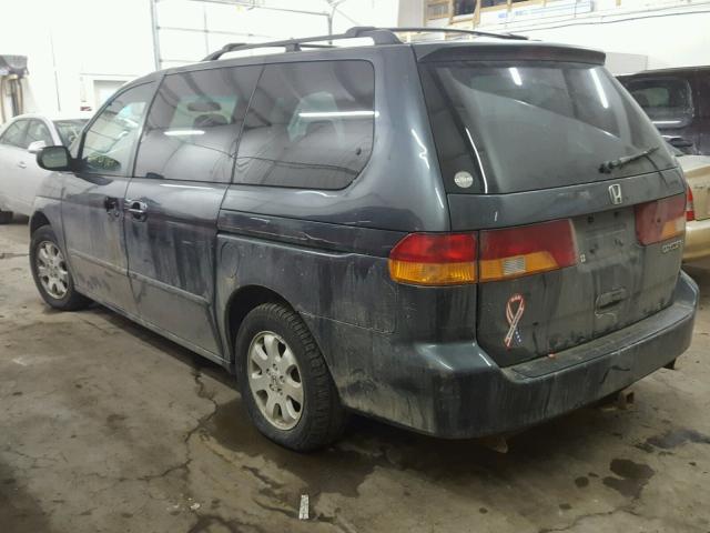 5FNRL18844B149484 - 2004 HONDA ODYSSEY EX GRAY photo 3