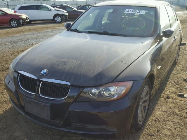 WBAVB13566KR59345 - 2006 BMW 325 I BLACK photo 2