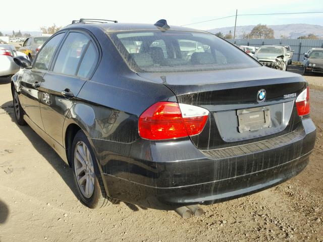 WBAVB13566KR59345 - 2006 BMW 325 I BLACK photo 3