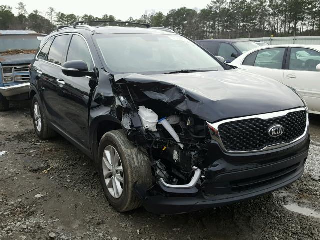 5XYPG4A55HG307620 - 2017 KIA SORENTO LX BLACK photo 1