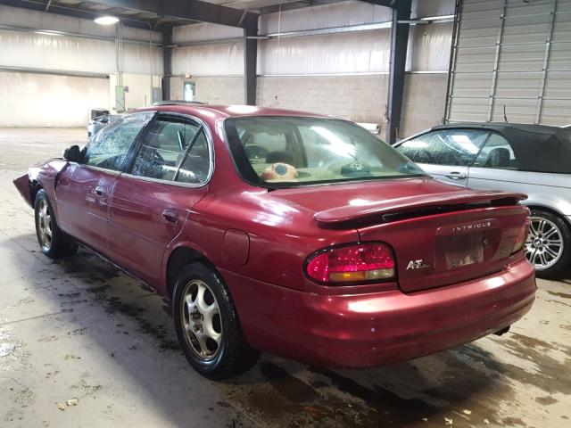 1G3WH52H6YF145393 - 2000 OLDSMOBILE INTRIGUE G MAROON photo 3