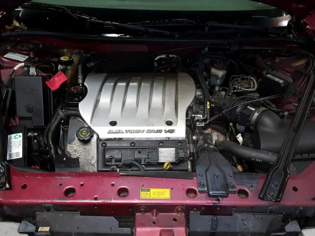 1G3WH52H6YF145393 - 2000 OLDSMOBILE INTRIGUE G MAROON photo 7