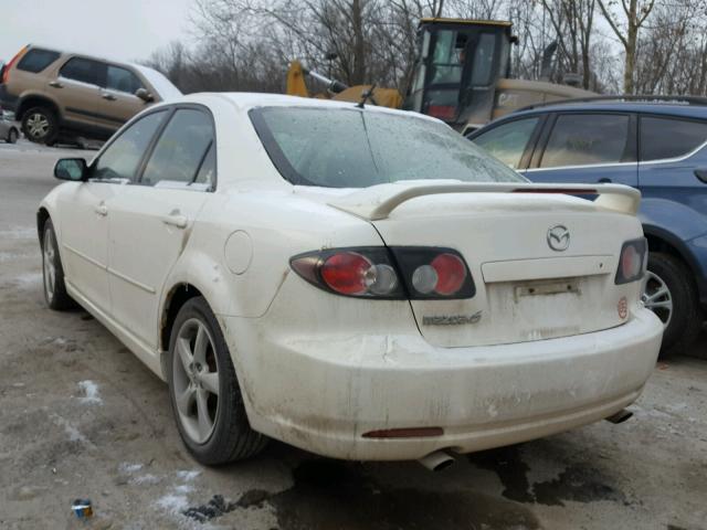 1YVHP80C775M19414 - 2007 MAZDA 6 I WHITE photo 3