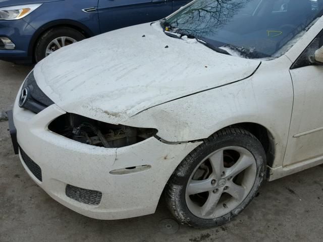 1YVHP80C775M19414 - 2007 MAZDA 6 I WHITE photo 9