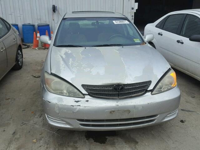 4T1BF32KX3U057709 - 2003 TOYOTA CAMRY LE SILVER photo 9