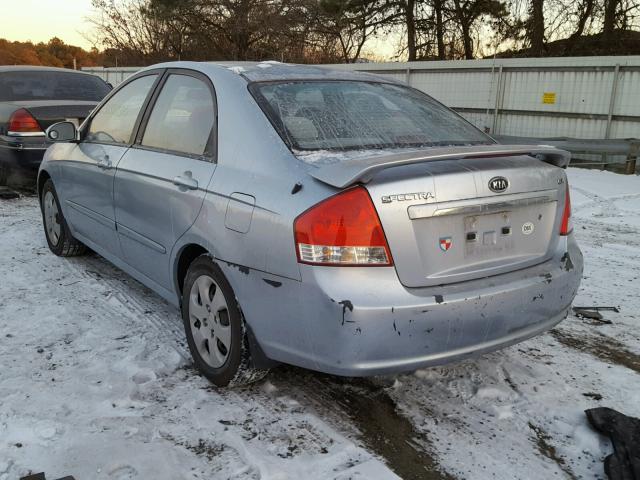 KNAFE121385563529 - 2008 KIA SPECTRA EX BLUE photo 3