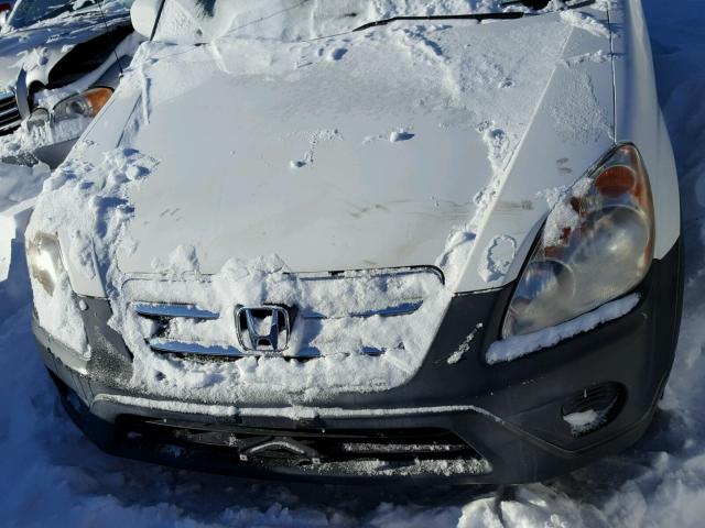 JHLRD78826C026995 - 2006 HONDA CR-V EX WHITE photo 7