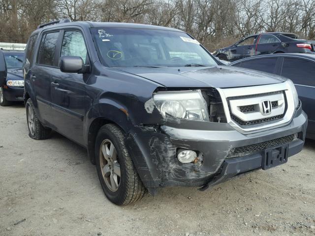 5FNYF4H79BB042603 - 2011 HONDA PILOT EXLN GRAY photo 1