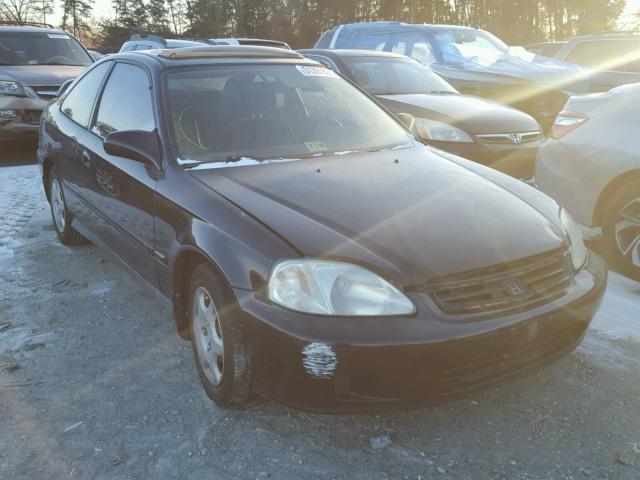 1HGEJ825XYL035697 - 2000 HONDA CIVIC EX შავი ფოტო 1