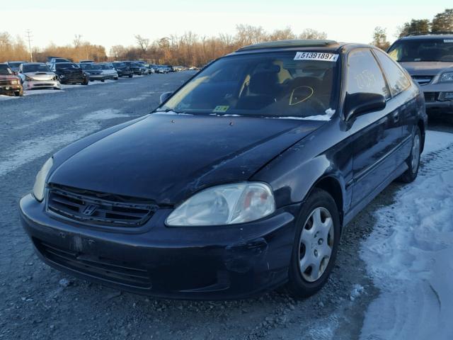 1HGEJ825XYL035697 - 2000 HONDA CIVIC EX შავი ფოტო 2