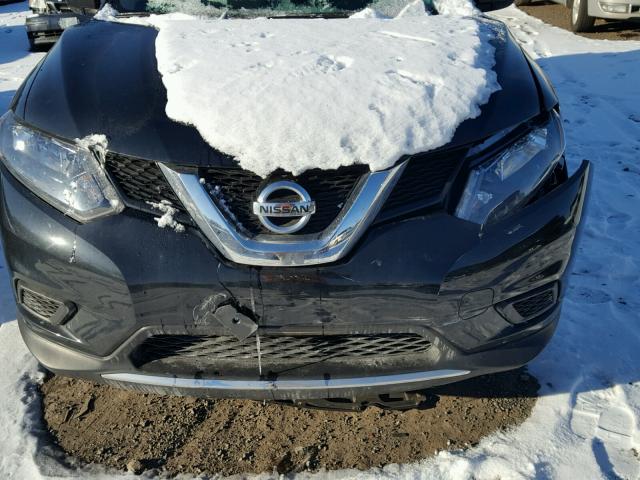 5N1AT2MV3GC877695 - 2016 NISSAN ROGUE S BLACK photo 7