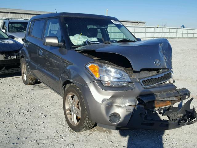 KNDJT2A29A7143352 - 2010 KIA SOUL + GRAY photo 1