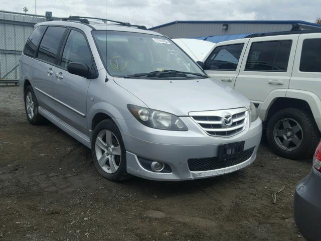 JM3LW28J640500147 - 2004 MAZDA MPV WAGON SILVER photo 1