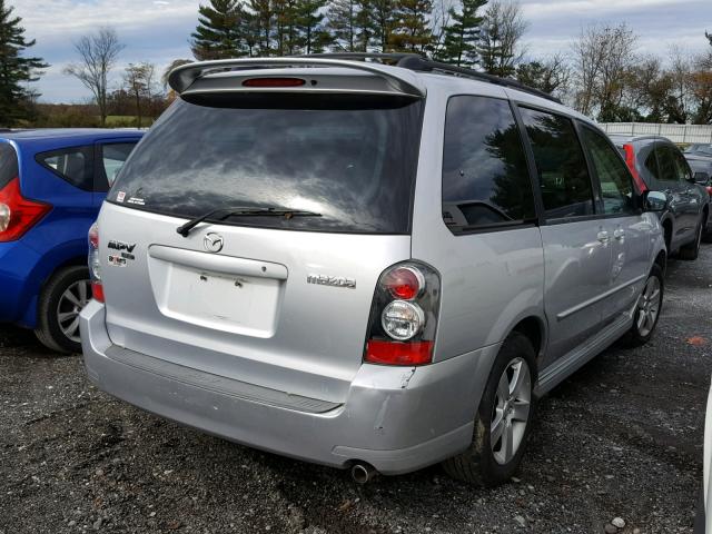 JM3LW28J640500147 - 2004 MAZDA MPV WAGON SILVER photo 2