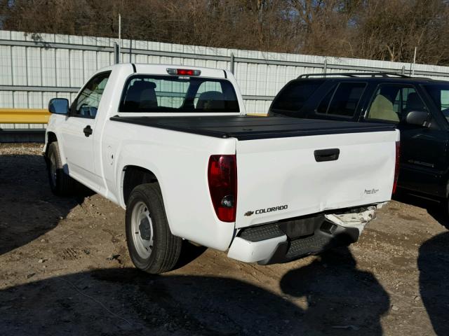 1GCCS149398136580 - 2009 CHEVROLET COLORADO WHITE photo 3