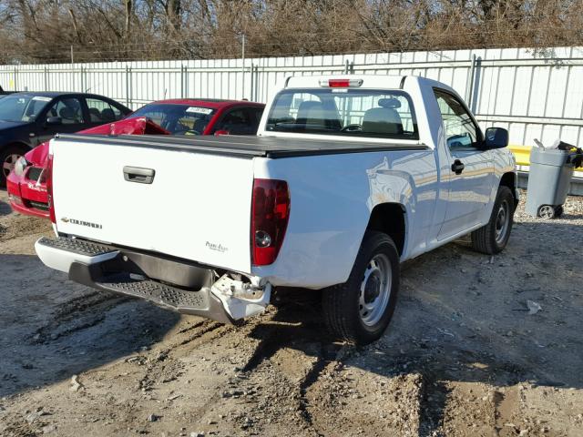 1GCCS149398136580 - 2009 CHEVROLET COLORADO WHITE photo 4