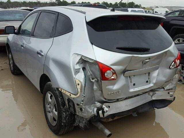 JN8AS5MT2AW006580 - 2010 NISSAN ROGUE S SILVER photo 3