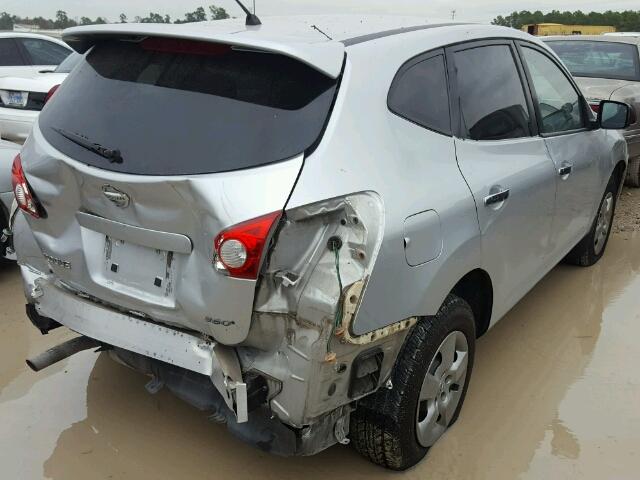 JN8AS5MT2AW006580 - 2010 NISSAN ROGUE S SILVER photo 4