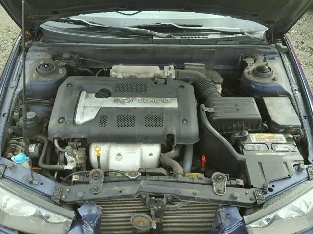 KMHDN55D43U089818 - 2003 HYUNDAI ELANTRA GL BLUE photo 7