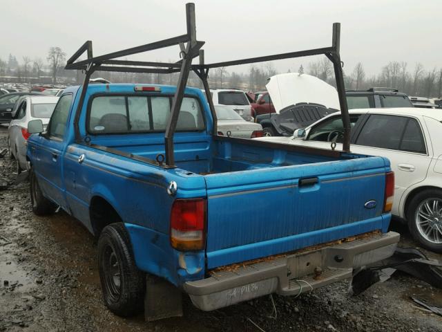1FTCR10A1RPA14284 - 1994 FORD RANGER BLUE photo 3