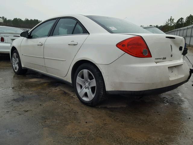 1G2ZG57B784206805 - 2008 PONTIAC G6 BASE WHITE photo 3