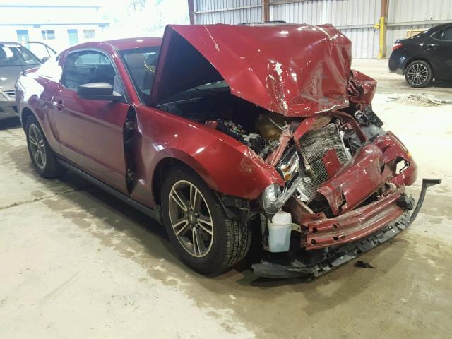 1ZVBP8AM8B5109264 - 2011 FORD MUSTANG RED photo 1