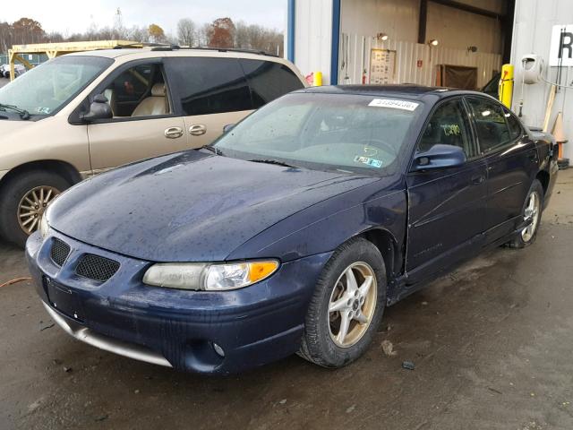 1G2WP52K1YF322452 - 2000 PONTIAC GRAND PRIX Կապույտ լուսանկար 2