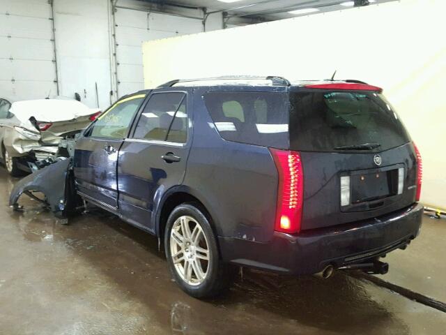 1GYEE437880157773 - 2008 CADILLAC SRX BLUE photo 3