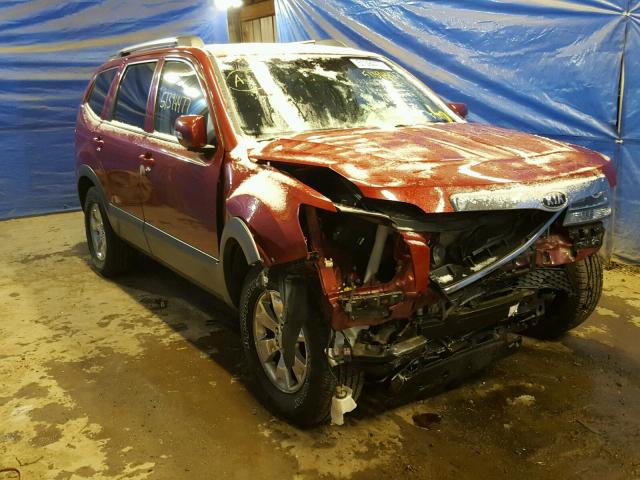 KNDJH741995034849 - 2009 KIA BORREGO LX RED photo 1