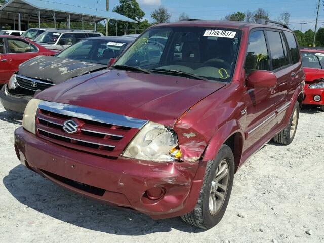 JS3TX92V064103413 - 2006 SUZUKI XL7 RED photo 2