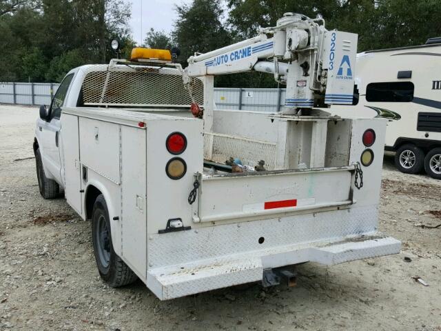 1FTNF20L94ED81463 - 2004 FORD F250 SUPER WHITE photo 3