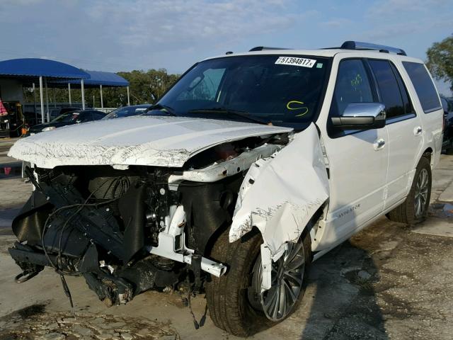 5LMJJ2HT9HEL08836 - 2017 LINCOLN NAVIGATOR Biały zdjęcie 2