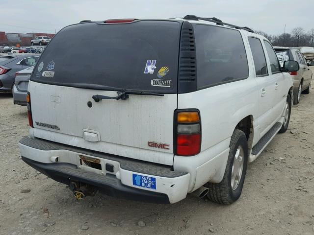 1GKFK66U24J287055 - 2004 GMC YUKON XL D WHITE photo 4