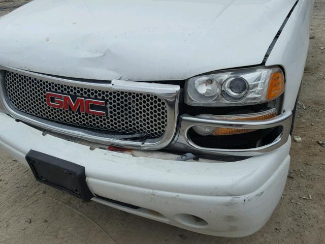 1GKFK66U24J287055 - 2004 GMC YUKON XL D WHITE photo 9